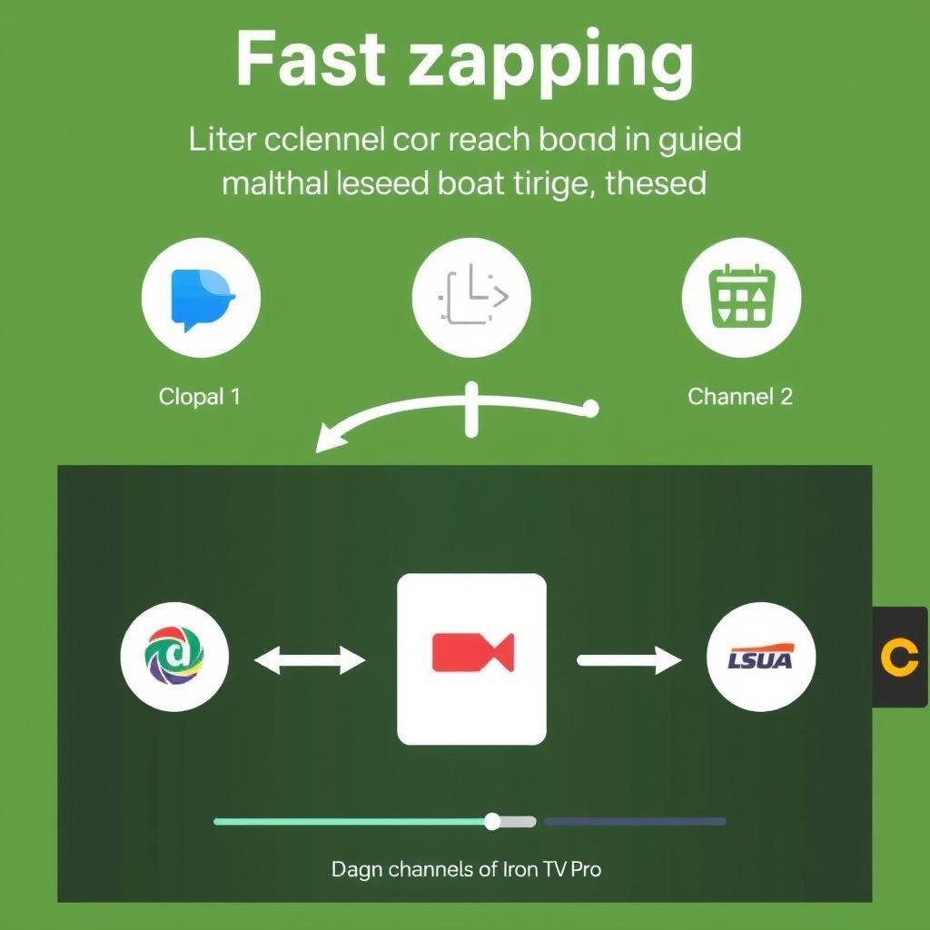 Fonction Zapping rapide dans iron TV pro , iron TV max apk 5.1 Fonction Zapping rapide dans iron TV pro , iron TV max apk 5.1