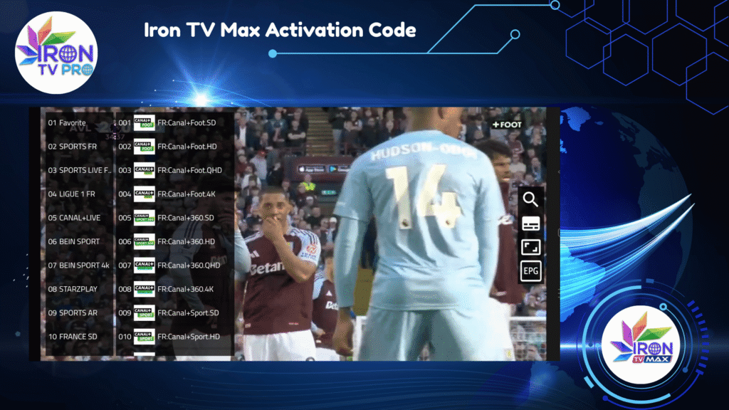Iron TV Max Activation Code